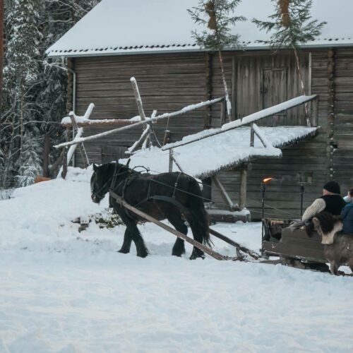 Odalstunet vinter jul